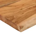 Dessus de table 90x40x2,5 cm rectangulaire bois massif acacia