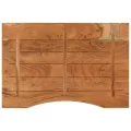 Dessus de bureau 80x60x2,5cm rectangulaire bois massif d'acacia