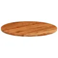 Dessus de table Ø70x2,5 cm rond bois massif d'acacia