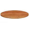 Dessus de table Ø70x2,5 cm rond bois massif d'acacia