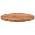 Dessus de table Ø60x2,5 cm rond bois massif d'acacia