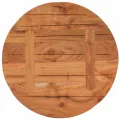 Dessus de table Ø60x2,5 cm rond bois massif d'acacia