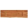 Étagère murale rectangulaire massif acacia bordure assortie