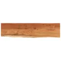 Étagère murale rectangulaire massif acacia bordure assortie