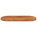 Dessus de table 100x50x2,5 cm ovale bois massif d'acacia