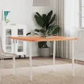 Dessus de table 90x90x2,5 cm carré bois massif de hêtre