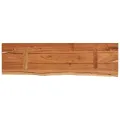 Étagère murale rectangulaire massif acacia bordure assortie