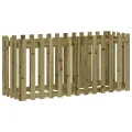 Lit surélevé de jardin design de clôture bois de pin imprégné