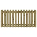 Lit surélevé de jardin design de clôture bois de pin imprégné