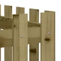 Lit surélevé de jardin design de clôture bois de pin imprégné