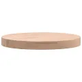 Dessus de table Ø40x4 cm rond bois massif de hêtre