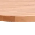 Dessus de table Ø40x2,5 cm rond bois massif de hêtre