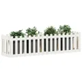 Lit surélevé de jardin design de clôture 200x50x50cm pin massif