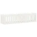Lit surélevé de jardin design de clôture 200x50x50cm pin massif