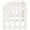 Lit surélevé de jardin design de clôture 200x50x50cm pin massif