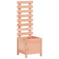 Jardinière avec support 39x39,5x114 cm bois massif douglas