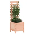 Jardinière avec support 39x39,5x114 cm bois massif douglas