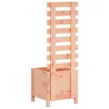 Jardinière avec support 39x39,5x114 cm bois massif douglas