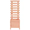 Jardinière avec support 39x39,5x114 cm bois massif douglas