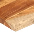 Dessus de table 90x80x3,8 cm rectangulaire bois massif d'acacia