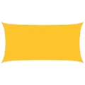 Voile d'ombrage 160 g/m² Jaune 2,5x5 m PEHD