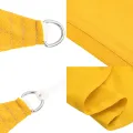 Voile d'ombrage 160 g/m² Jaune 2,5x5 m PEHD