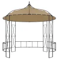 Belvédère 300x290 cm Taupe Rond