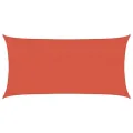 Voile d'ombrage 160 g/m² Terre cuite 2,5x5 m PEHD