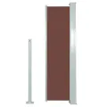 Auvent latéral rétractable 120 x 300 cm Marron