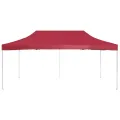 Tente de réception pliable Aluminium 6x3 m Bordeaux