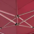 Tente de réception pliable Aluminium 6x3 m Bordeaux