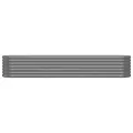 Lit surélevé de jardin Acier enduit de poudre 224x40x36 cm gris