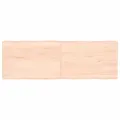 Dessus de table bois massif non traité bordure assortie