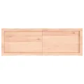 Dessus de table bois massif non traité bordure assortie