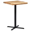 Pied de table de bistro Noir 76x76x107 cm Fonte