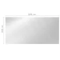Couverture de piscine Argenté 600x300 cm PE