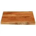 Dessus de table 40x40x3,8 cm carré bois massif d'acacia