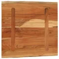 Dessus de table 40x40x3,8 cm carré bois massif d'acacia
