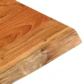 Dessus de table 40x40x3,8 cm carré bois massif d'acacia