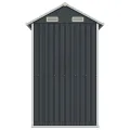 Abri de jardin anthracite 192x152,5x237 cm acier galvanisé
