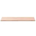 Dessus de table 100x60x1,5cm rectangulaire bois massif de hêtre