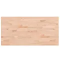Dessus de table 100x50x2,5cm rectangulaire bois massif de hêtre