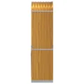 Porte-bûches marron clair 40x45x170 cm acier galvanisé