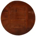 Dessus de table Ø 60x3,8 cm rond bois massif de récupération
