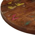 Dessus de table Ø 60x3,8 cm rond bois massif de récupération