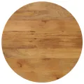Dessus de table Ø 80x2,5 cm rond bois de manguier massif