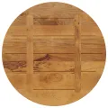 Dessus de table Ø 80x2,5 cm rond bois de manguier massif