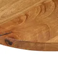 Dessus de table Ø 80x2,5 cm rond bois de manguier massif