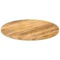 Dessus de table Ø 70x3,8 cm rond bois de manguier massif