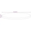 Dessus de table Ø 70x3,8 cm rond bois de manguier massif
